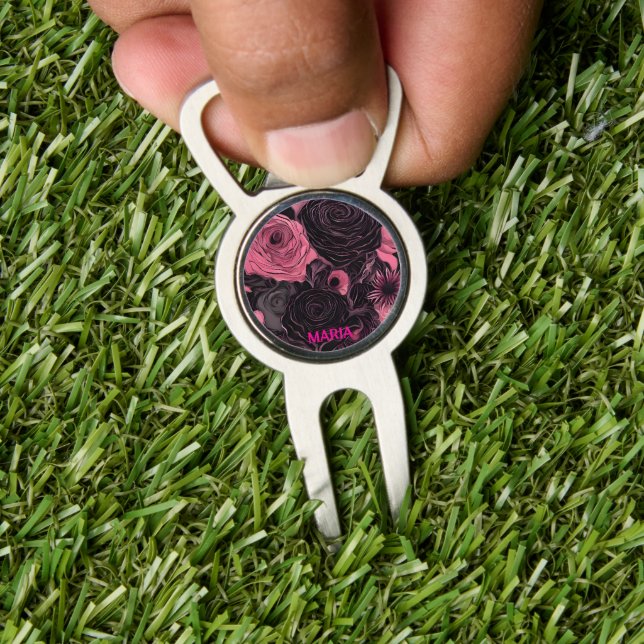 Pink and Black Roses Divot Tool (Insitu 1)