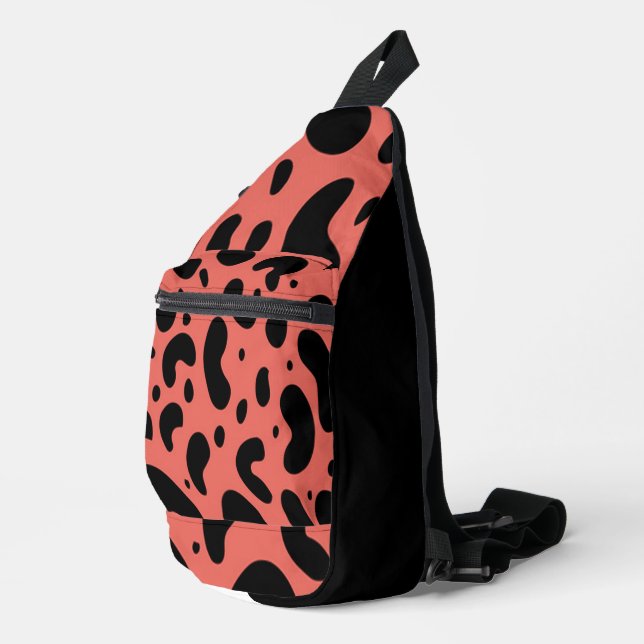 Pink and Black   Sling Bag (Right Corner)