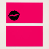 Pink and Black Smooch (Front & Back)