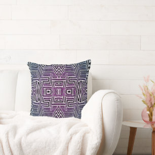 pink and black throw pillow
