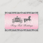 Pink And Black Wedding Horse & Carriage