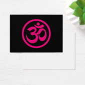 Pink and Black Yoga Om Circle (Desk)