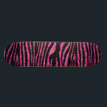 Pink and Black Zebra Print bling (faux glitter) Skateboard<br><div class="desc">NB Please note that this is a photo of a glitter texture and not actual sparkly glitter. bling, glitter, "hot pink", pink, zebra, "zebra stripe", "zebra print", "zebra pattern", "zebra stripes", stripe, stripes, print, pattern, "animal print", animal, "animal pattern", girly, "pink zebra", zebras, patterns, striped, stripey, stripy, trendy, chic, girlie,...</div>