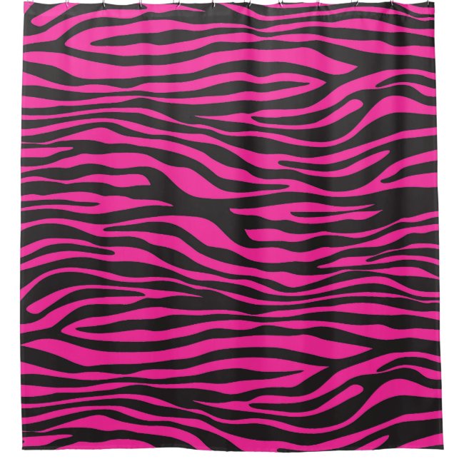Pink and Black Zebra Print