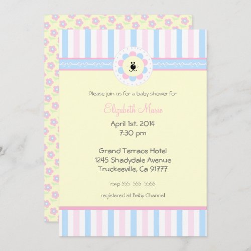 Pink and Blue_Baby Shower_ Invitation