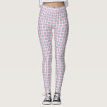 Pink and Blue Checkered Leggings<br><div class="desc">Pink and Blue Checkered Leggings</div>
