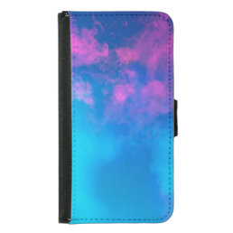Pink and Blue Colored Smoke | Zazzle_Growshop. Samsung Galaxy S5 Wallet Case