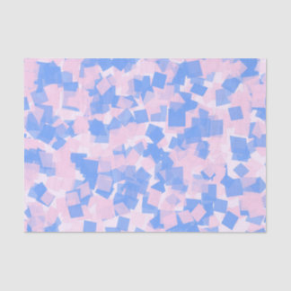Pink and Blue Confetti Tissue Paper