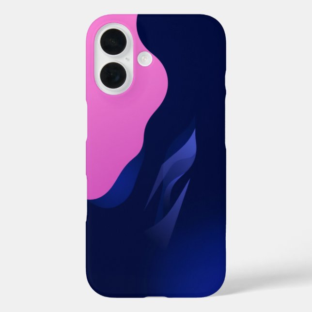 Pink and Blue Dream: A Minimalist Abstract Case-Mate iPhone Case (Back)
