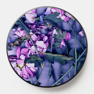 Pink and Blue Floral PopSocket