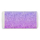 Pink And Blue Glitter Eraser (Front)