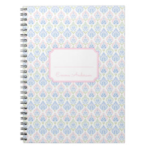 Pink and Blue Grandmillennial Notebook