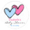 Pink and Blue Hearts Shower
