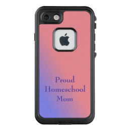 Pink and Blue Homeschool Mom LifeProof FRĒ iPhone 7 Case