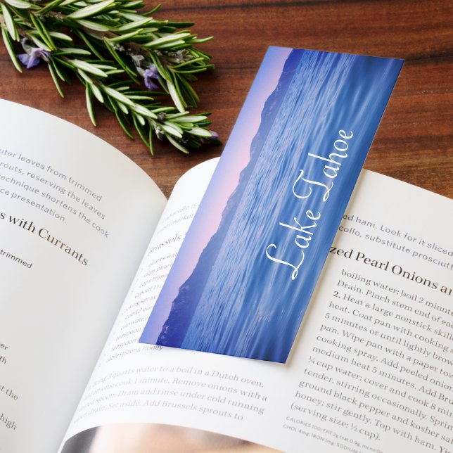 Pink and Blue Lake Tahoe Photo Bookmarks (Book)