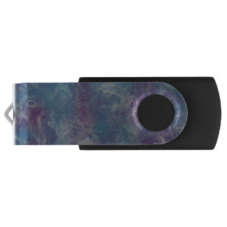 pink and blue marble flash drive