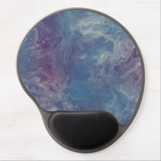 pink and blue marble gel mouse pad