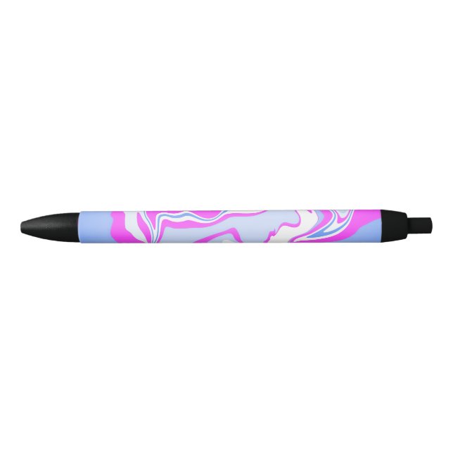 Pink and Blue Marbling Pen (Front)