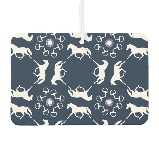 Pink and Blue Modern Stripes Air Freshener (Front)