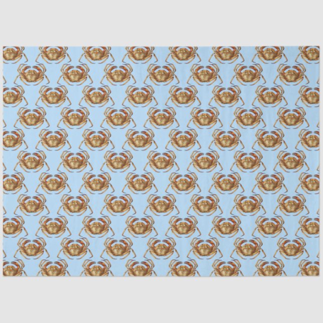 Pink and Blue Nautical Series Design 3 Tissue Paper (Front)