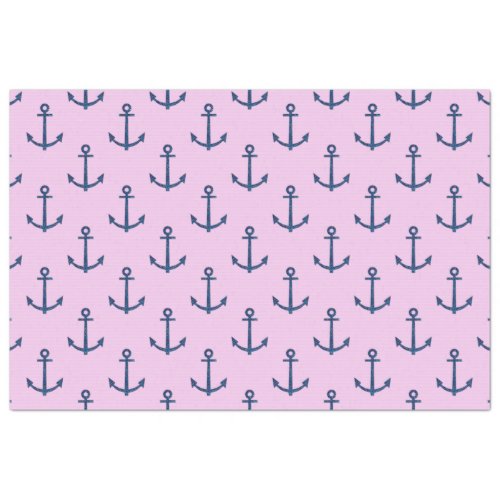 Pink and Blue Nautical Series Design 7 Tissue Paper