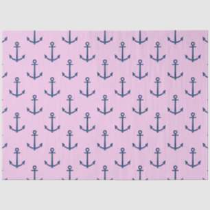 Pink and Blue Nautical Series Design 7 Tissue Paper