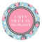 Pink and Blue Night Owl Personalized Stickers