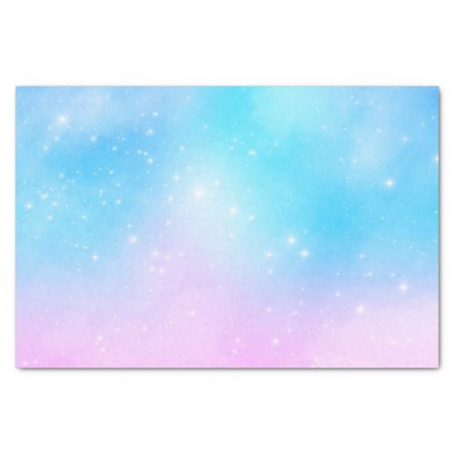 Pink and Blue Pastel Gradient Sky Tissue Paper