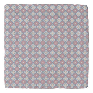 Pink and Blue Pattern Trivet