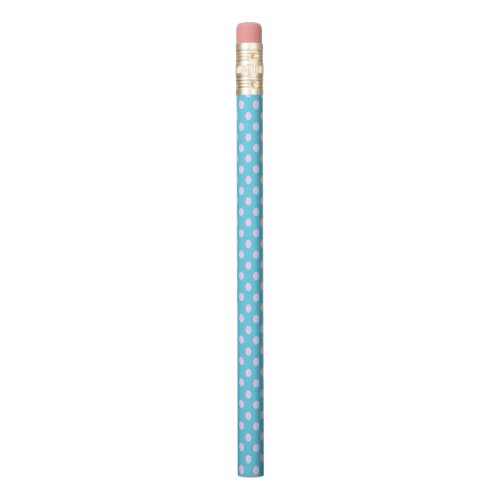 Pink and Blue Polka DotsPencil Pencil