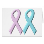 Pink and Blue Ribbons (Front Horizontal)