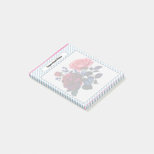 Pink and Blue Roses Notes