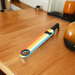 Pink and Blue Shades Stripe Bar Key