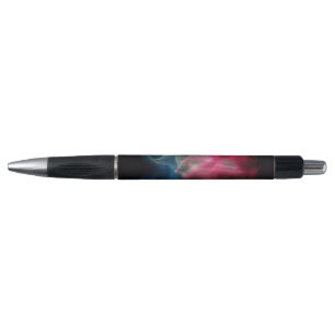 pink and blue smoke abstract pen