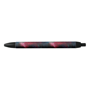 pink and blue smoke abstract pen