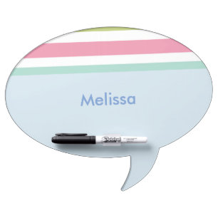 Pink and blue stripes Dry-Erase board