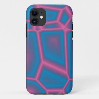 Pink and blue texture iphone case