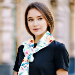 Pink and blue watercolor floral scarf<br><div class="desc">This beautiful pink and blue watercolor floral pattern chiffon scarf is the perfect accessory for any occasion. The soft, lightweight fabric is perfect for layering on a cool day or for keeping you cool on a hot day. The delicate watercolor floral pattern adds a touch of elegance and sophistication to...</div>