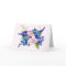 Pink and Blue Watercolor Flower Bouquet Note