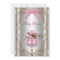 Pink and Brown African American Girl Baby Shower