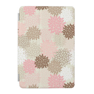 Pink And Brown Mum Pattern iPad Mini Cover