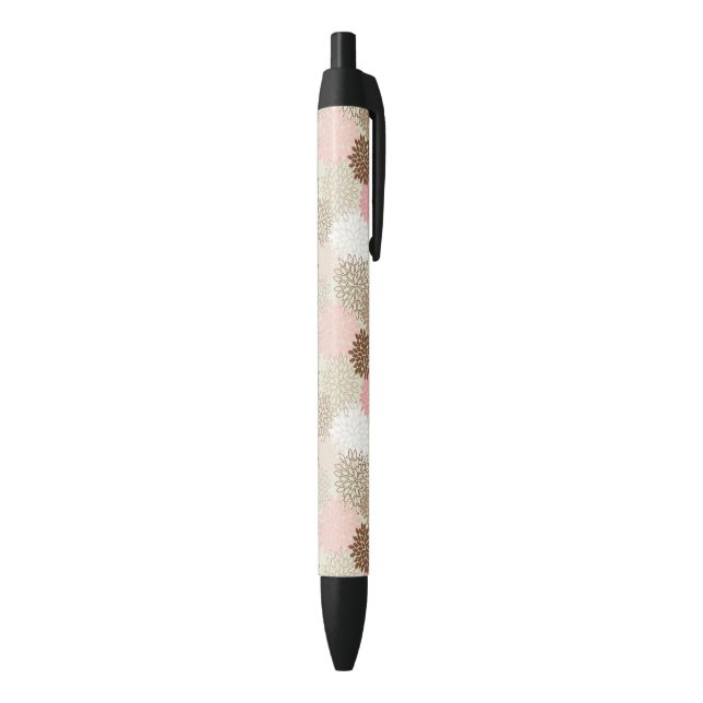 Pink And Brown Mum Pattern Pen (Bottom (Vertical))
