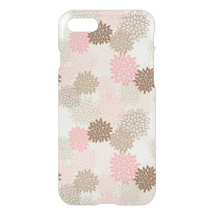 Pink And Brown Mum Pattern iPhone SE/8/7 Case