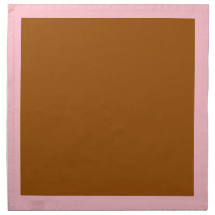 Pink and Brown Napkins