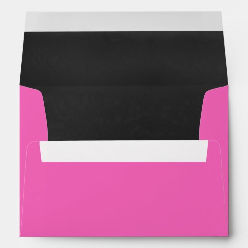 Pink and Chalkboard Gray Custom Envelope