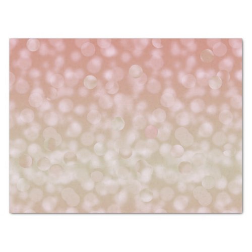 Pink and cream bokeh tissue paper