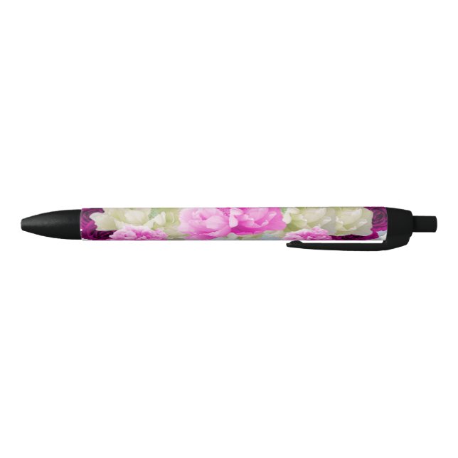 Pink and Cream Floral Ink Pen (Bottom)
