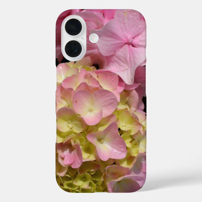 Pink and Cream Hydrangeas Case-Mate iPhone Case (Back)