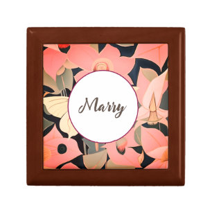 Pink and Cream - Luna Moth and Moonflowers Gift Box