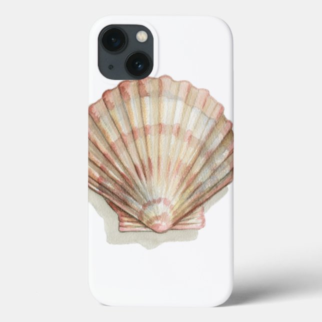 Pink and Cream Seashell Case-Mate iPhone Case (Back)